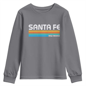 Retro Santa Fe New Mexico Distressed Souvenir Youth Sweatshirt