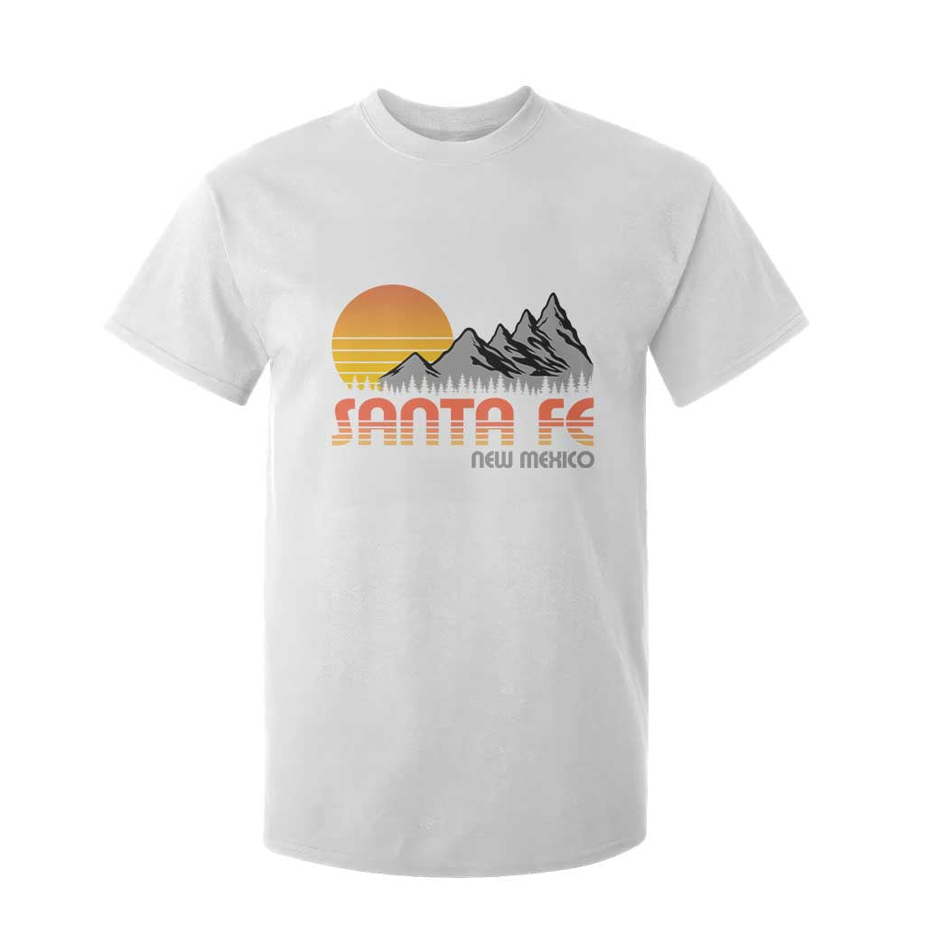 Retro Santa Fe New Mexico Mountain Southwest T Shirt For Kid TS14 White Print Your Wear