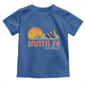 Retro Santa Fe New Mexico Mountain Southwest Toddler T Shirt TS14 Royal Blue Print Your Wear