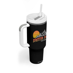 Retro Santa Fe New Mexico Mountain Southwest Tumbler With Handle TS14 Print Your Wear