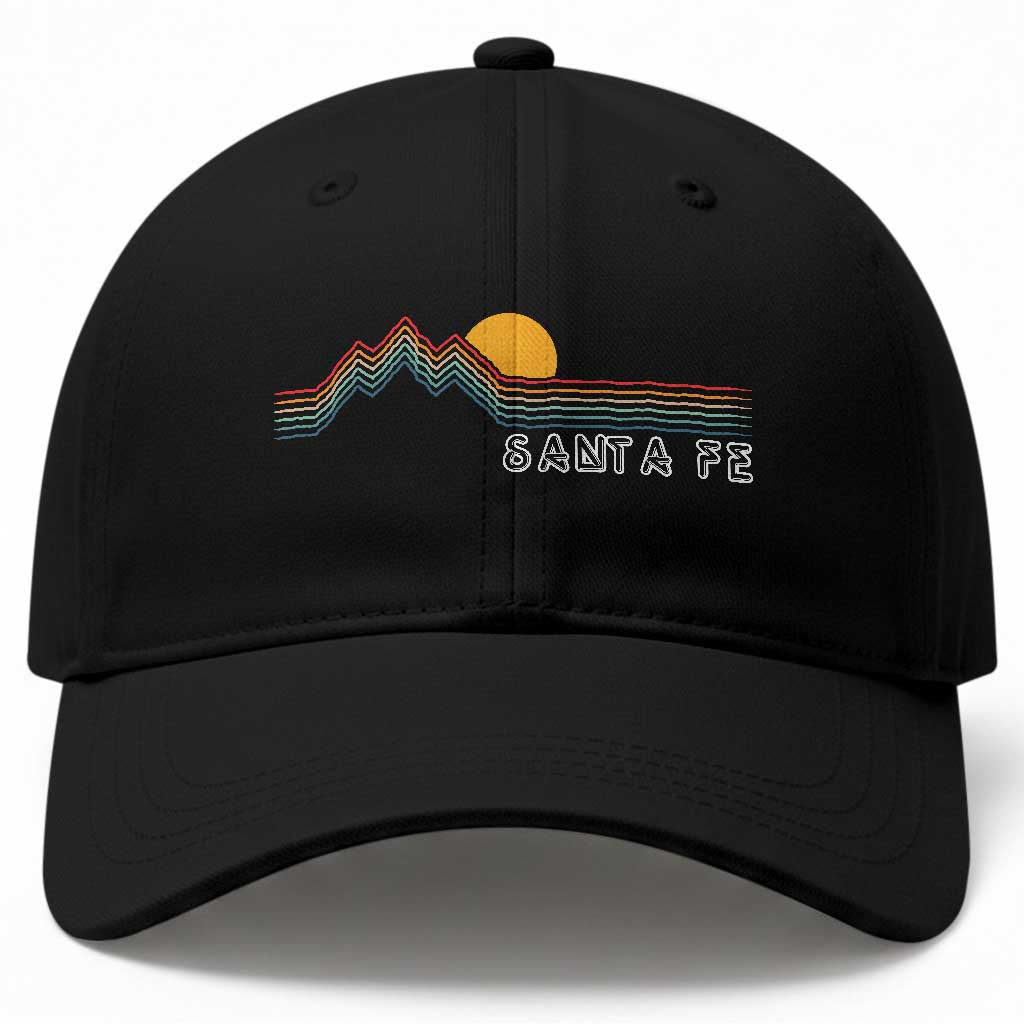 Retro Santa Fe New Mexico Baseball Cap TS14 Print Your Wear