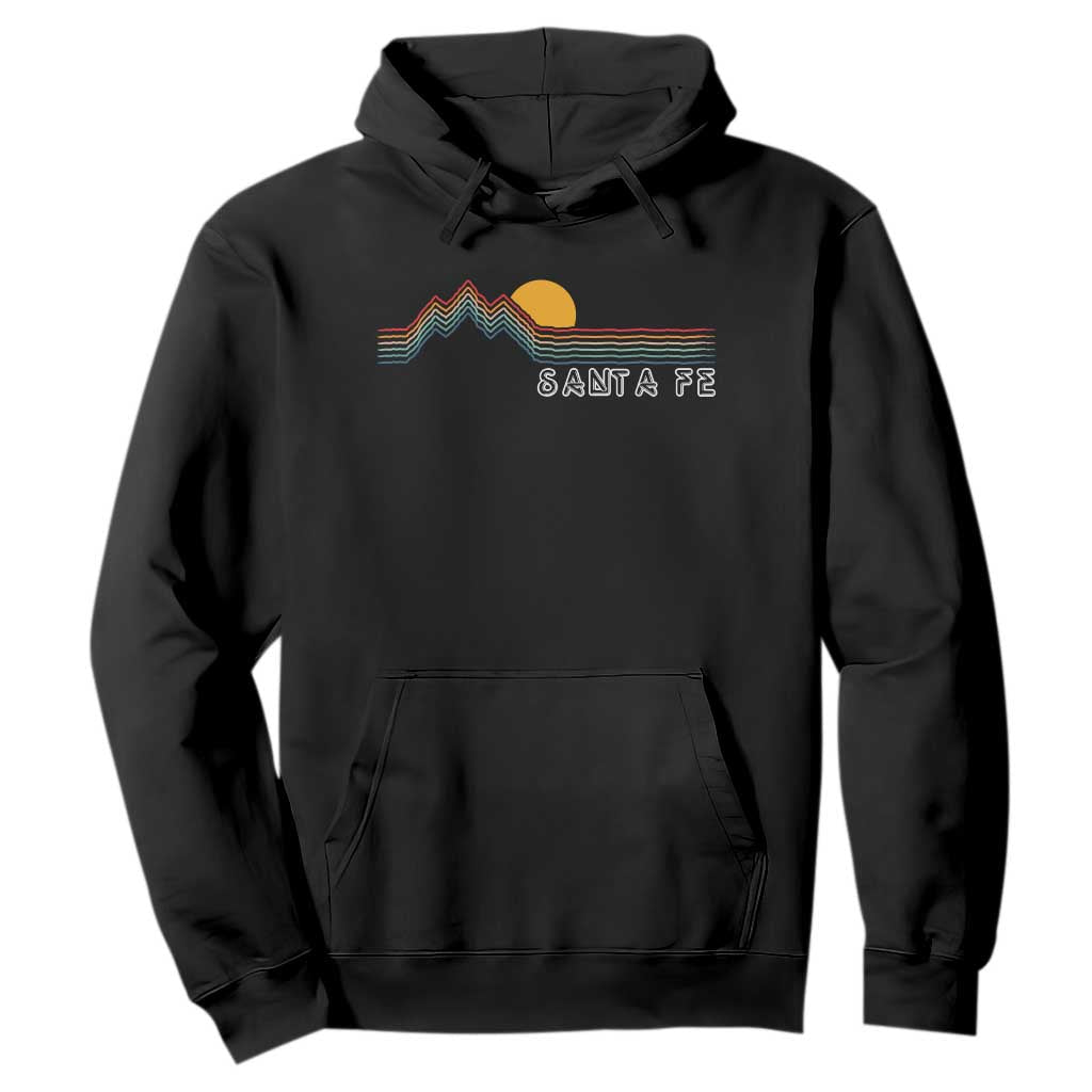 Retro Santa Fe New Mexico Hoodie TS14 Black Print Your Wear