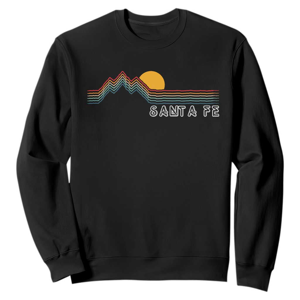 Retro Santa Fe New Mexico Sweatshirt TS14 Black Print Your Wear