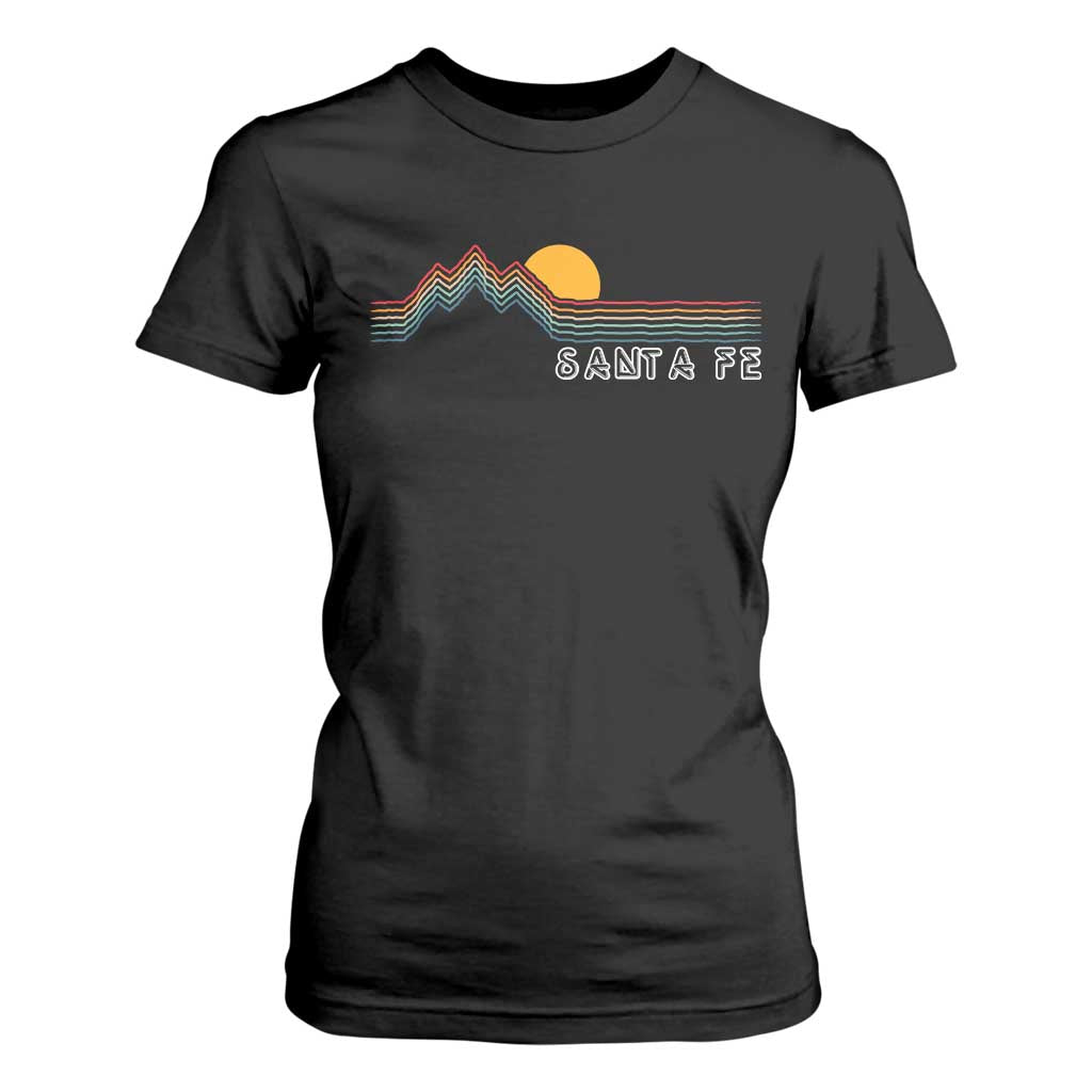 Retro Santa Fe New Mexico T Shirt For Women TS14 Black Print Your Wear