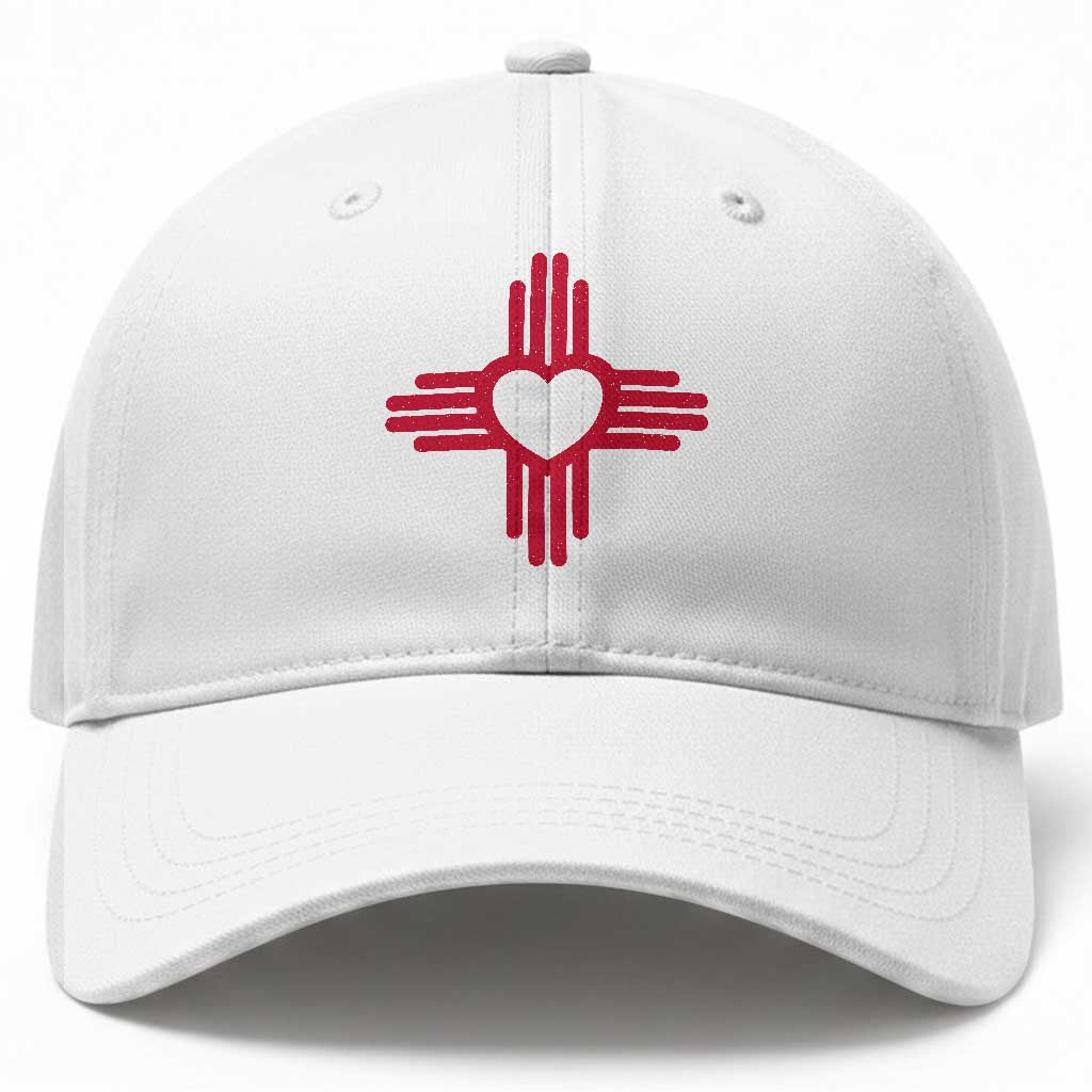Zia Heart Symbol New Mexico Flag Shirt New Mexican Pride Baseball Cap TS14 Print Your Wear