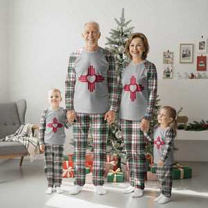 Zia Heart Symbol New Mexico Flag Shirt New Mexican Pride Plaid Pajama Set TS14 Christmas Plaid Print Your Wear