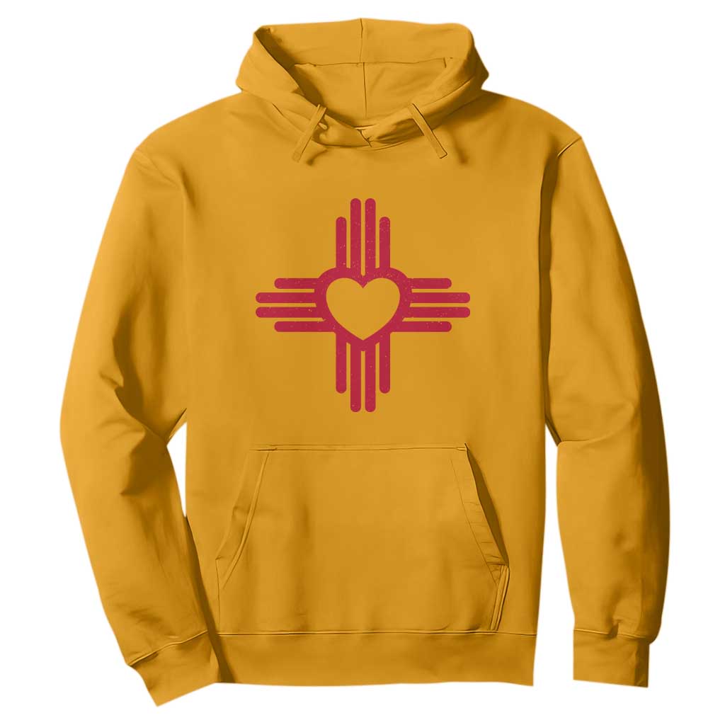 Zia Heart Symbol New Mexico Flag Shirt New Mexican Pride Hoodie TS14 Gold Print Your Wear