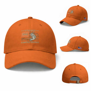 60th Birthday Fishing Vintage 1966 Limited Edition Baseball Cap Bass Fishing Camouflage American Flag Fisherman Gift