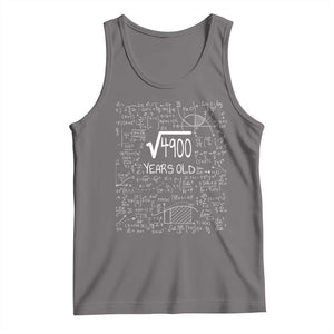 70th Birthday Math Tank Top Square Root of 4900 Funny Math Nerd 70 Year Old Gift