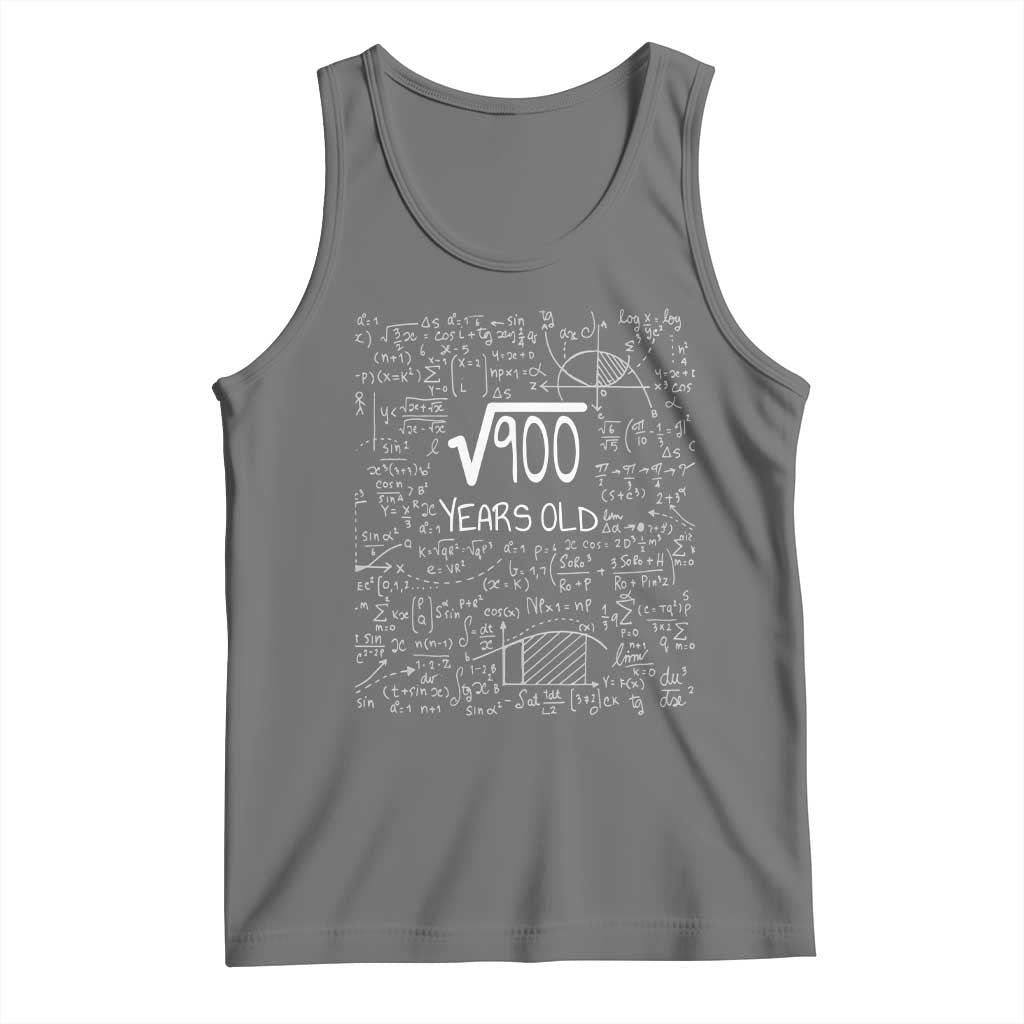 30th Birthday Math Tank Top Square Root of 900 Funny Math Nerd 30 Year Old Gift