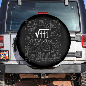 21st Birthday Math Spare Tire Cover Square Root of 441 Funny Math Nerd 21 Year Old Gift