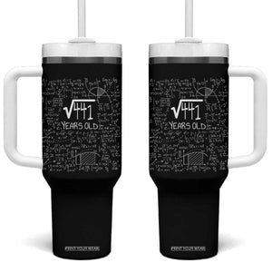 21st Birthday Math Tumbler With Handle Square Root of 441 Funny Math Nerd 21 Year Old Gift