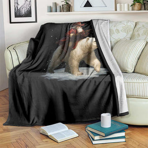 Funny Santa Gun Christmas Throw Blanket TS14 Print Your Wear