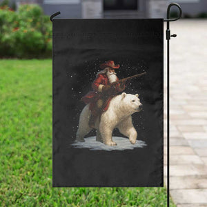 Funny Santa Gun Christmas Garden Flag TS14 Print Your Wear