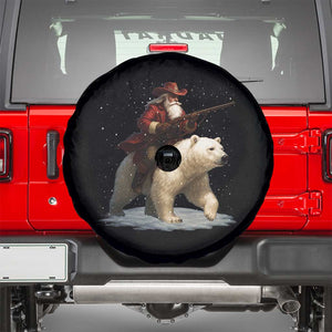 Funny Santa Gun Christmas Spare Tire Cover TS14 Black Print Your Wear