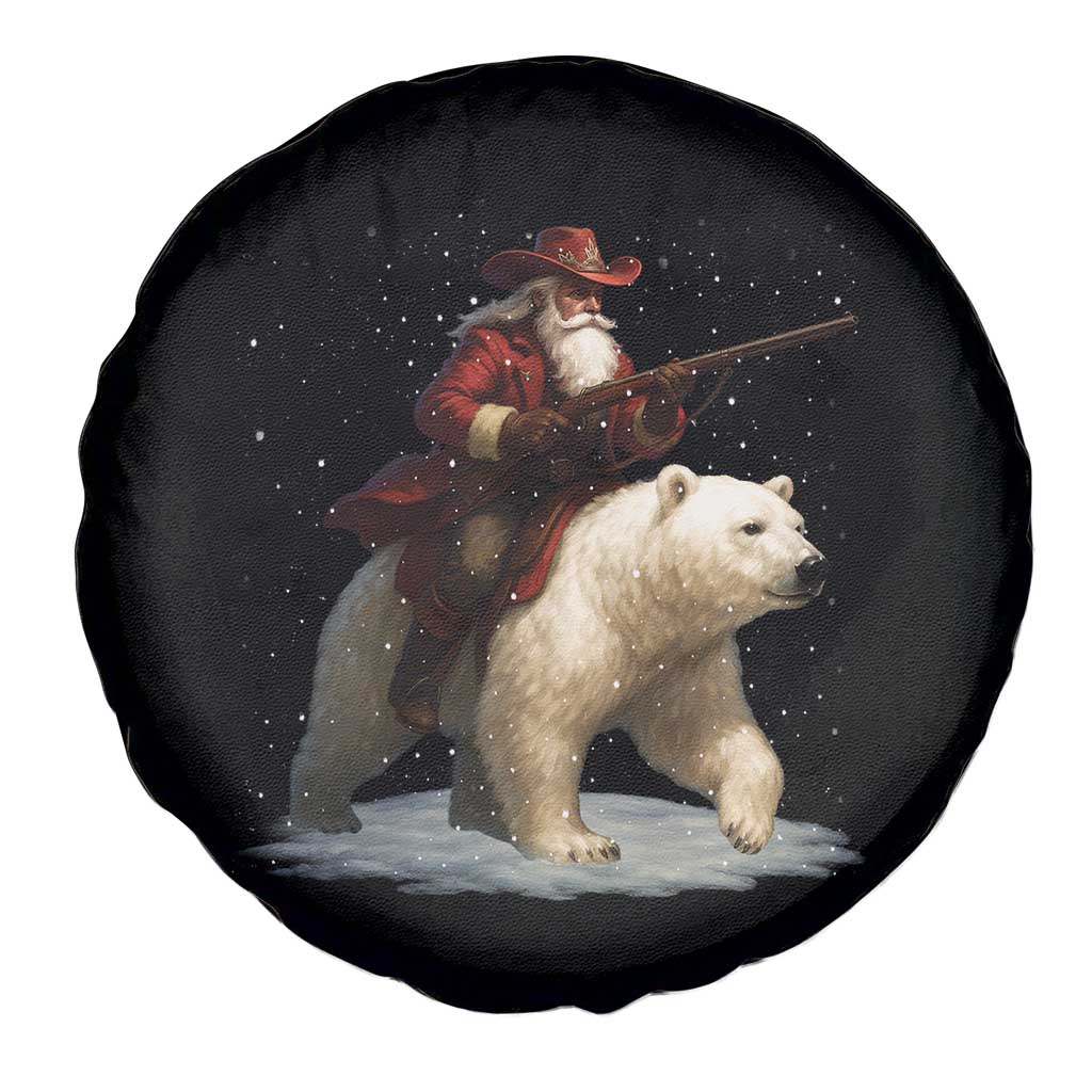 Funny Santa Gun Christmas Spare Tire Cover TS14 Print Your Wear