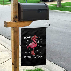 Cowboy Flamingo Garden Flag Boots And Bling It Is A Cowgirl Thing TS14 Print Your Wear