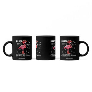 Cowboy Flamingo Coffee Mug Boots And Bling It Is A Cowgirl Thing TS14 Print Your Wear