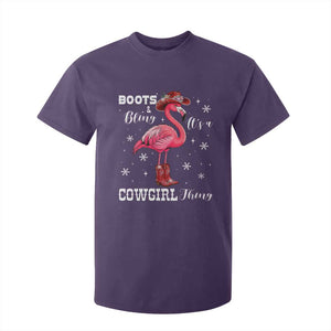Cowboy Flamingo T Shirt For Kid Boots And Bling It Is A Cowgirl Thing TS14 Purple Print Your Wear