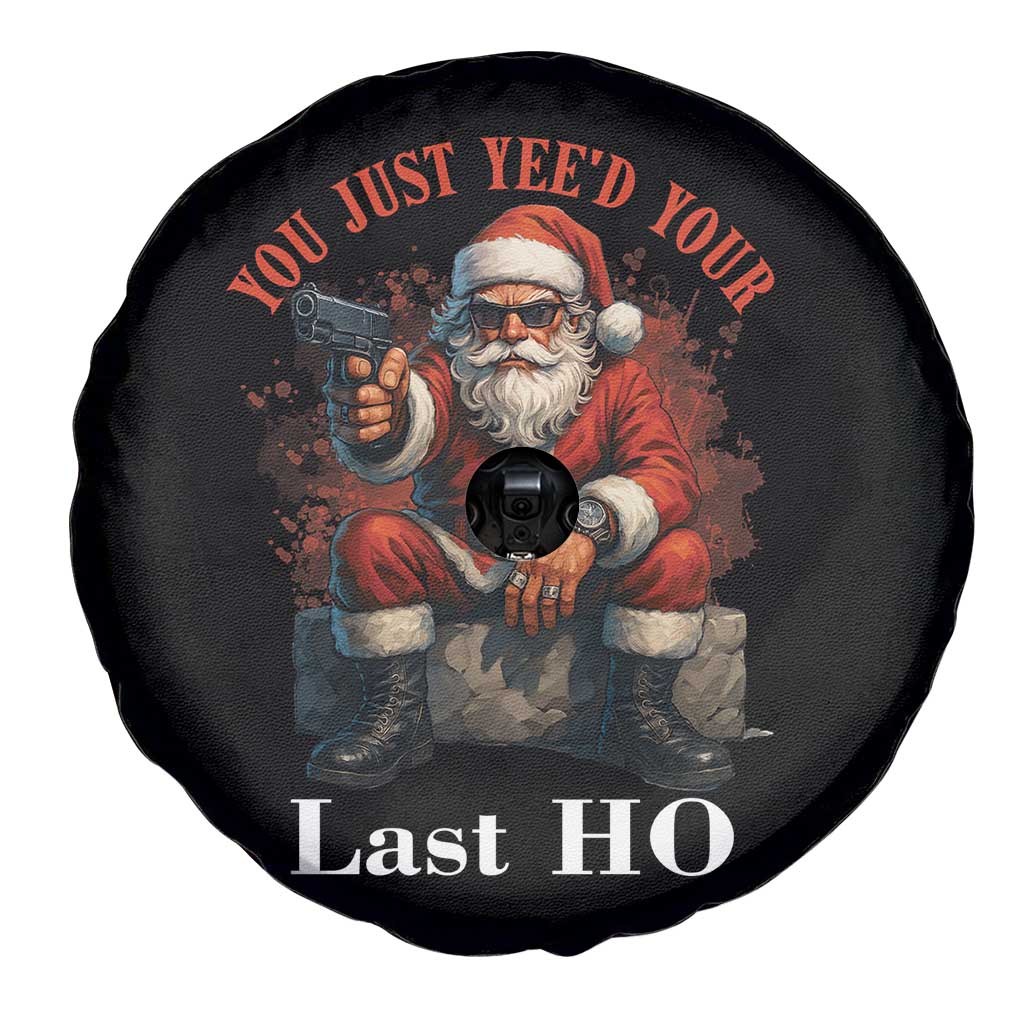 Funny Santa Gun Christmas Spare Tire Cover You Just Yeed Your Last Ho TS14 Print Your Wear