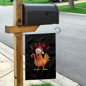 Christmas F Caw F Garden Flag Funny Chicken Meme TS14 Print Your Wear
