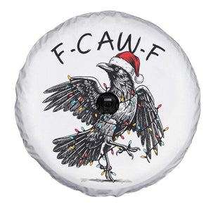 Christmas F Caw F Spare Tire Cover Funny Black Crow Meme TS14 Print Your Wear