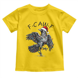 Christmas F Caw F Toddler T Shirt Funny Black Crow Meme TS14 Daisy Print Your Wear