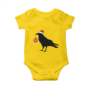 Christmas F Caw F Baby Onesie Funny Black Crow Merry Xmas TS14 Daisy Print Your Wear