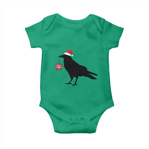 Christmas F Caw F Baby Onesie Funny Black Crow Merry Xmas TS14 Irish Green Print Your Wear