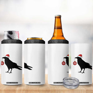 Christmas F Caw F 4 in 1 Can Cooler Tumbler Funny Black Crow Merry Xmas TS14 Print Your Wear
