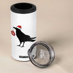 Christmas F Caw F 4 in 1 Can Cooler Tumbler Funny Black Crow Merry Xmas TS14 Print Your Wear