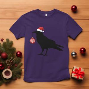Christmas F Caw F T Shirt Funny Black Crow Merry Xmas TS14 Purple Print Your Wear