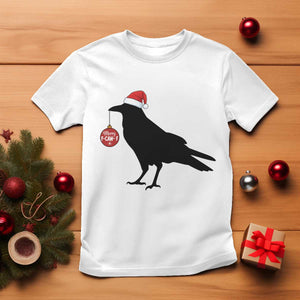 Christmas F Caw F T Shirt Funny Black Crow Merry Xmas TS14 White Print Your Wear
