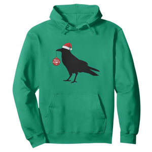 Christmas F Caw F Hoodie Funny Black Crow Merry Xmas TS14 Irish Green Print Your Wear