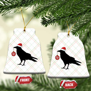 Christmas F Caw F Ceramic Ornament Funny Black Crow Merry Xmas TS14 Print Your Wear