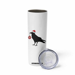 Christmas F Caw F Skinny Tumbler Funny Black Crow Merry Xmas TS14 Print Your Wear