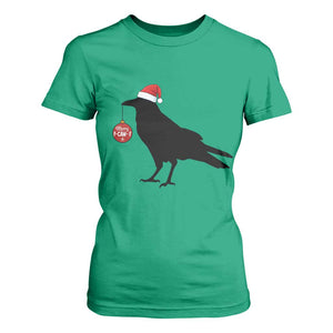 Christmas F Caw F T Shirt For Women Funny Black Crow Merry Xmas TS14 Irish Green Print Your Wear