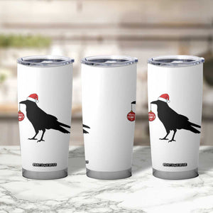 Christmas F Caw F Tumbler Cup Funny Black Crow Merry Xmas TS14 Print Your Wear