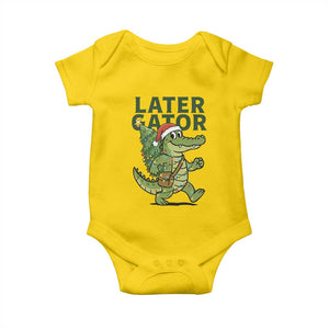 Funny Alligator Christmas Baby Onesie Lator Gator TS14 Daisy Print Your Wear