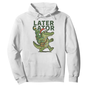 Funny Alligator Christmas Hoodie Lator Gator TS14 White Print Your Wear