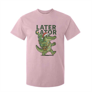 Funny Alligator Christmas T Shirt For Kid Lator Gator TS14 Light Pink Print Your Wear