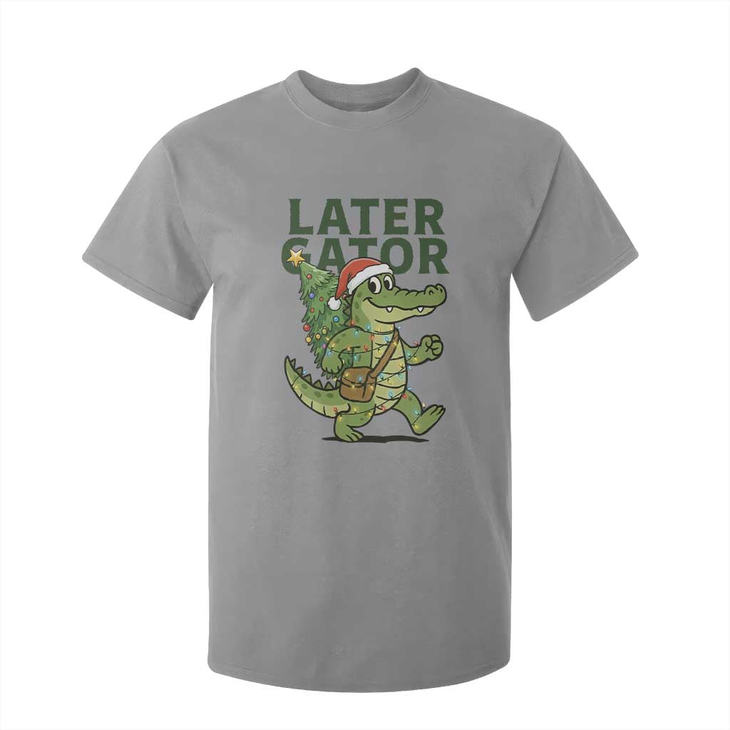 Funny Alligator Christmas T Shirt For Kid Lator Gator TS14 Sport Gray Print Your Wear