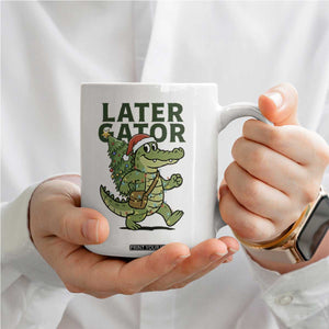 Funny Alligator Christmas Coffee Mug Lator Gator TS14 Print Your Wear
