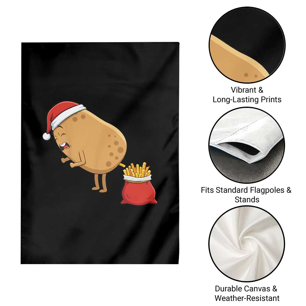 Funny French Fries Christmas Garden Flag Potato Food Eaters TS14 Print Your Wear