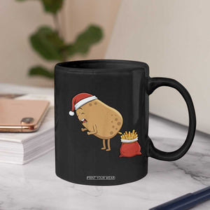 Funny French Fries Christmas Coffee Mug Potato Food Eaters TS14 Print Your Wear