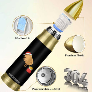 Funny French Fries Christmas Bullet Tumbler Potato Food Eaters TS14 Print Your Wear