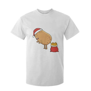 Funny French Fries Christmas T Shirt For Kid Potato Food Eaters TS14 White Print Your Wear