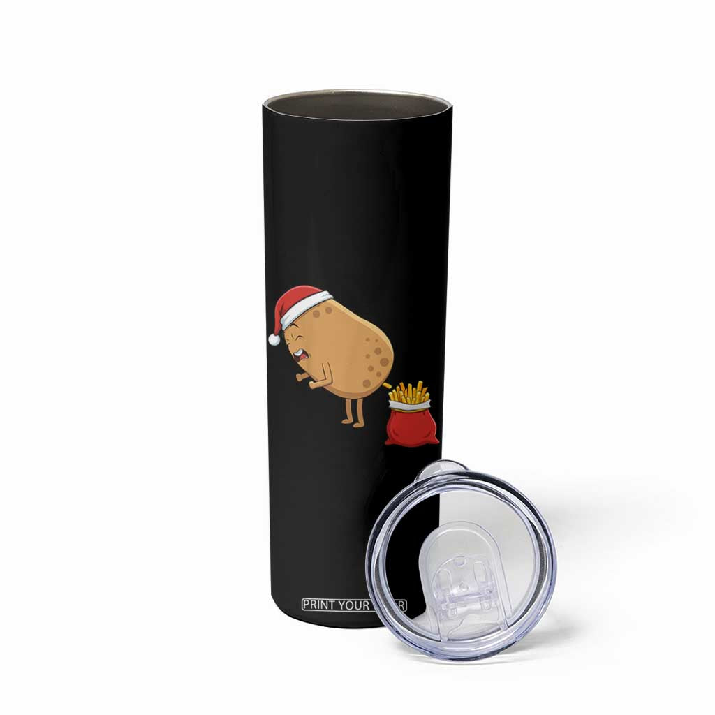 Funny French Fries Christmas Skinny Tumbler Potato Food Eaters TS14 Print Your Wear