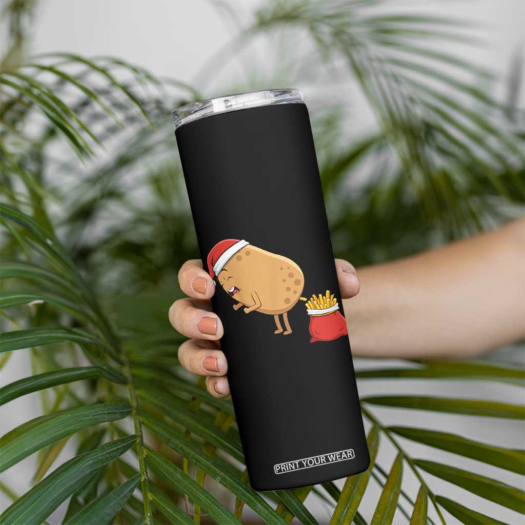 Funny French Fries Christmas Skinny Tumbler Potato Food Eaters TS14 Print Your Wear