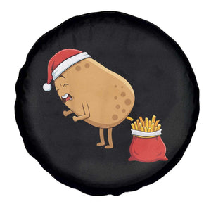 Funny French Fries Christmas Spare Tire Cover Potato Food Eaters TS14 Print Your Wear